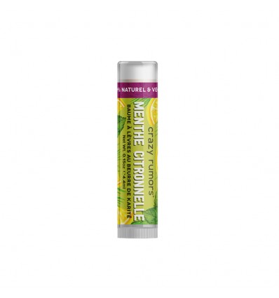 Baume à lèvres Crazy Rumors Menthe Citronnelle