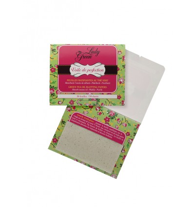 Lady Green Voile de Perfection – Feuilles Matifiantes Thé Vert