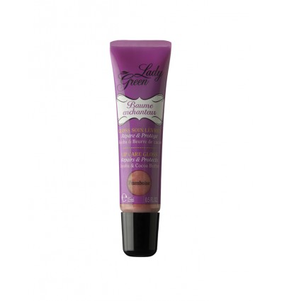Baume Enchanteur Lady Green – Gloss Lèvres Brillant Framboise bio