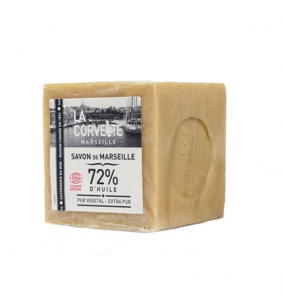 La Corvette Cube de Savon de Marseille Extra Pur 500g