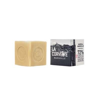 La Corvette Cube de Savon de Marseille Extra Pur 500g