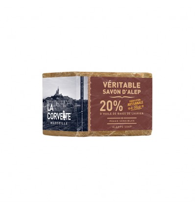 Savon d’Alep 20 HBL La Corvette – 200g
