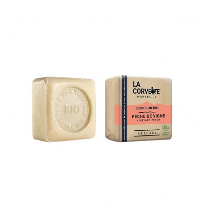 Savon Douceur Bio Pêche de Vigne 100g - La Corvette