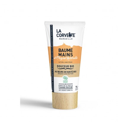 Baume Mains La Corvette au Beurre de Karité bio 75ml