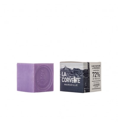 Cube de Provence Lavande Boite 100g - La Corvette