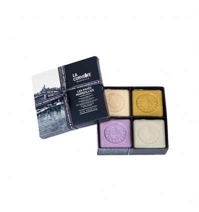 Pack de 4 Savons de Provence La Corvette