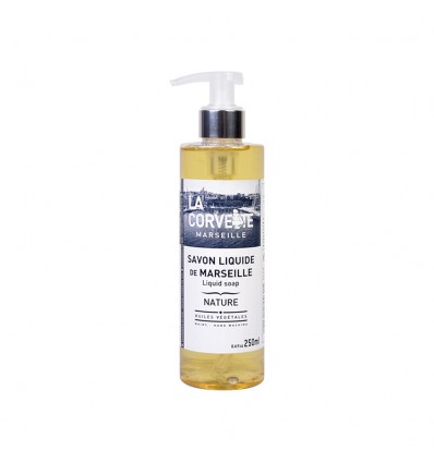 Savon Liquide de Marseille Nature 250ml – La Corvette