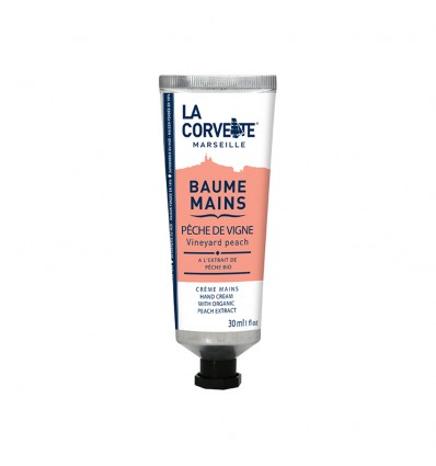 Baume Mains Pêche de Vigne bio 30ml - La Corvette