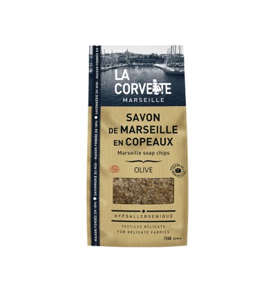Savon de Marseille en Copeaux Olive La Corvette – 750g