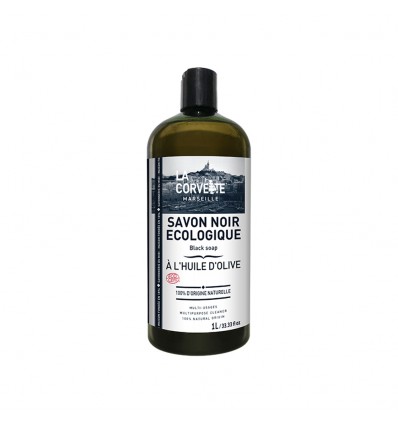 Savon Noir Liquide Olive 1L - La Corvette