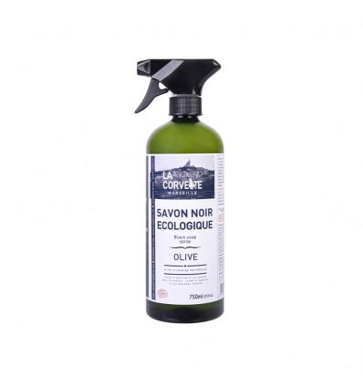 Savon Noir Liquide Olive en spray 1L - La Corvette