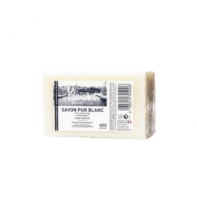 Pain de Savon Pur Blanc La Corvette 400g