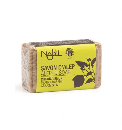 Najel savon d’Alep à l’Huile Essentielle de Citron 100g