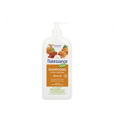 Natessance Kids Shampoing Abricot Haute Tolérance