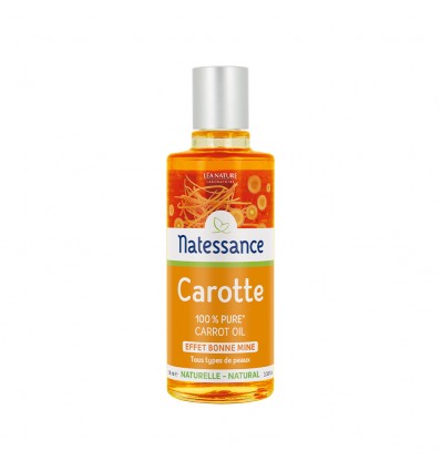 Natessance Huile Carotte Effet Bonne Mine