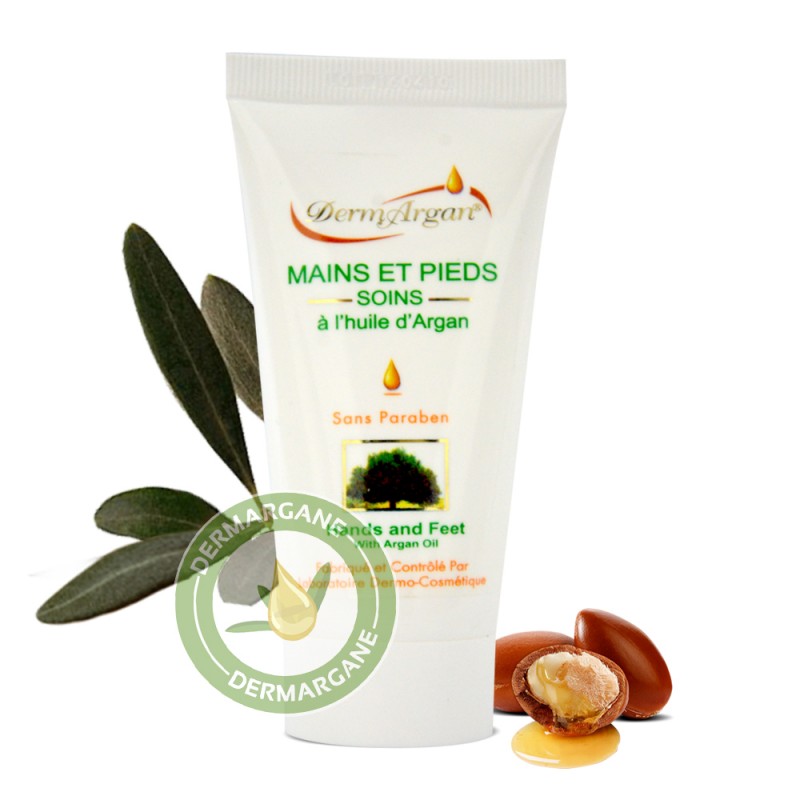 Crème Mains et Pieds a l'huile d'argan Bio