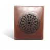 Photophore cube motif rosace en chocolat