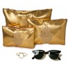 Lot de 3 Pochettes Make Up Orientales en Simili Cuir