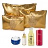Lot de 3 Pochettes Make Up Orientales en Simili Cuir