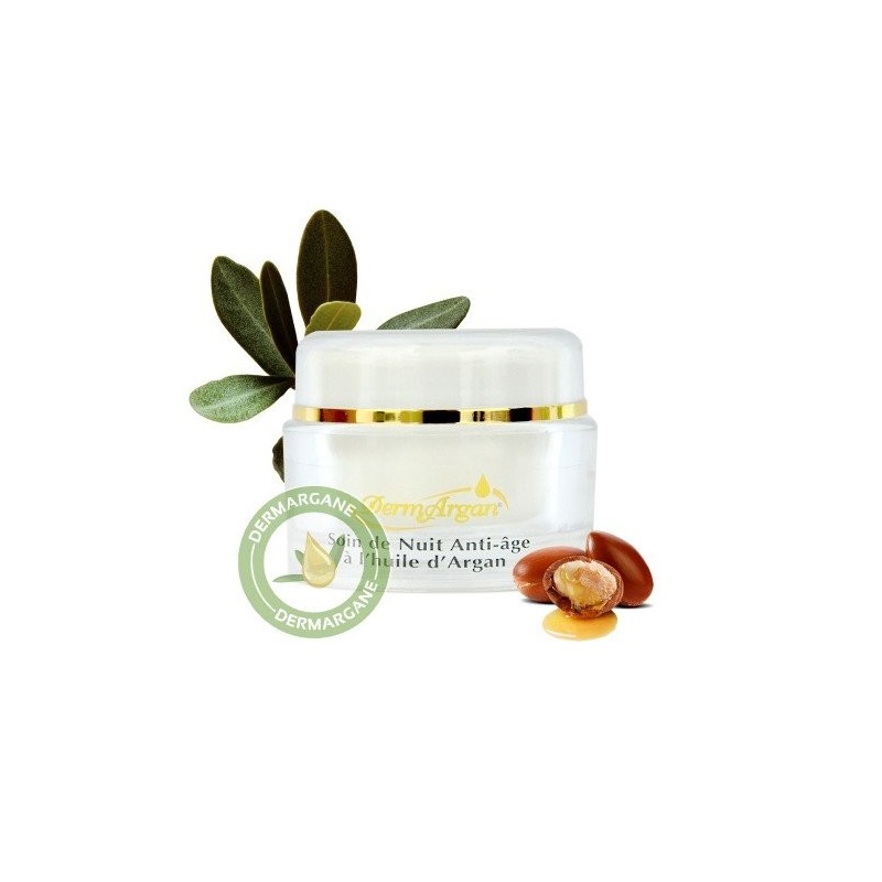 Crème de nuit anti-âge a l'huile d'argan