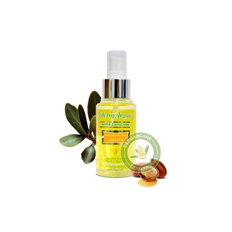 Huile capillaire à base d’Argan Bio 80ml
