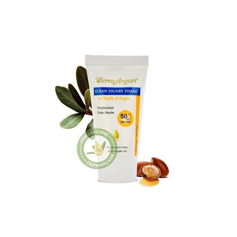 Ecran solaire visage a l'argan Bio